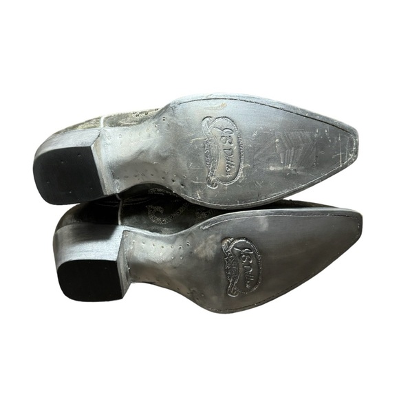 J.B. Dillon Reserve Women's Leather Bling Cowgirl Boots Size 12 - Picture 5 of 7